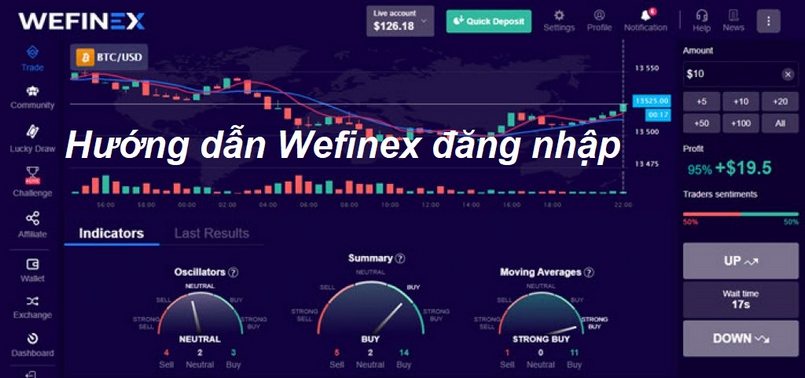 Cách đăng nhập Wefinex cho người mới